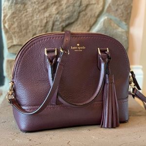 Kate Spade leather crossbody satchel